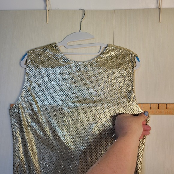 Ralph Lauren Purple Label Donelle Metallic Jersey Cocktail Dress Size 10 $4,990 - Picture 6 of 12